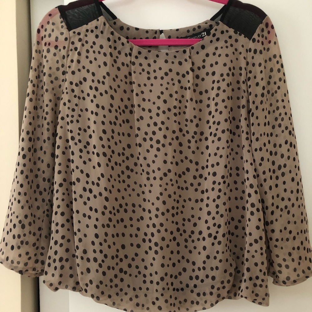 Polka dot top